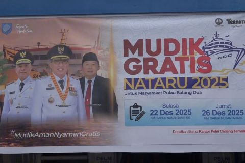 Warga Pulau Batang Dua manfaatkan pelayaran mudik gratis dari Ternate