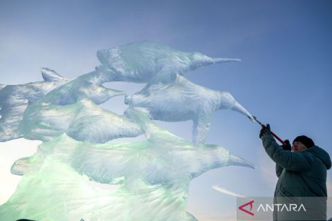 Unik! inilah Kompetisi Patung Es Harbin sajikan karya seni es mendunia