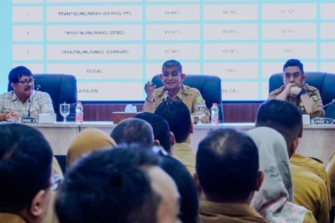 Sekda Medan  minta seluruh OPD segera tindaklanjuti hasil rekomendasi BPK