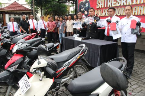 Ungkap hasil curanmor Polres Jombang