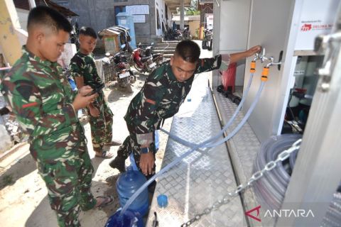 Kemenko Polkam siagakan mobil penjernih air di lokasi terdampak bencana Sumbar