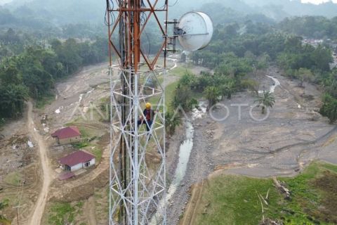 Pemulihan jaringan seluler di lokasi bencana