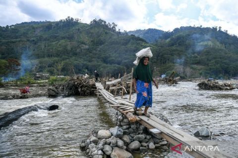 Inilah lokasi yang masih terisolir di Gayo Lues Aceh, belum teraliri listrik dan tidak ada jembatan permanen