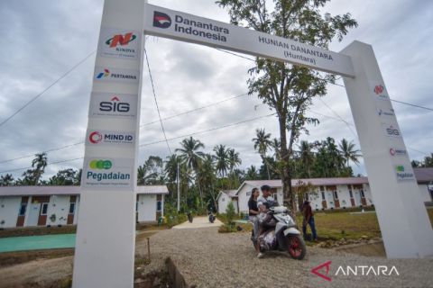 Inilah huntara Danantara di Padang Pariaman yang sudah siap untuk dihuni