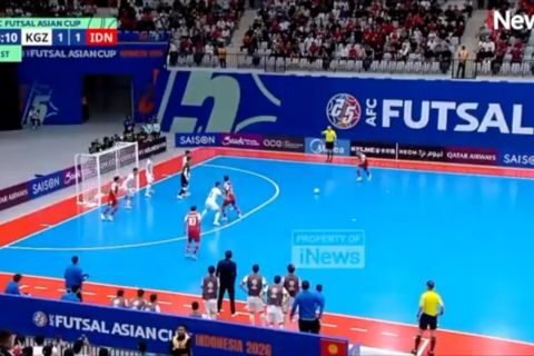 Bungkam Kirgistan, Timnas Futsal lolos ke perempat final Piala Asia