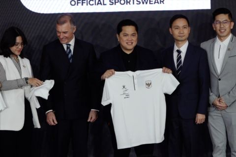 PSSI resmi tunjuk Kelme sebagai apparel Timnas Indonesia