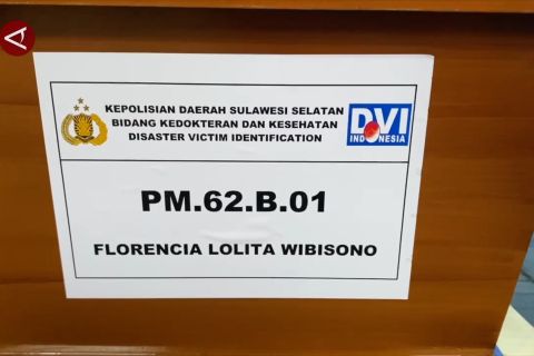 DVI Identifikasi pramugari Florencia, korban kedua ATR 42-500