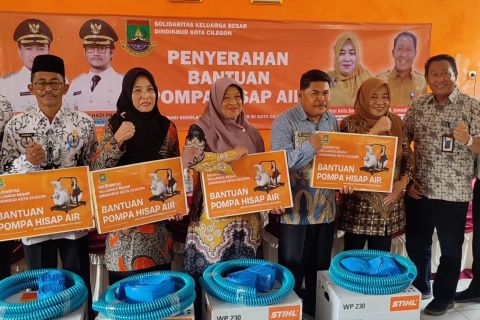 Empat SD rawan banjir di Cilegon dapat bantuan pompa air