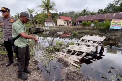 Hadirkan akses aman, Polda Riau bangun jembatan di 26 titik
