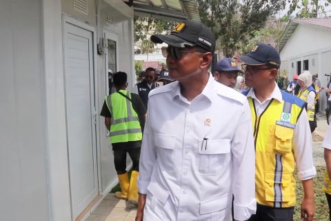 Kementerian PU berikan fasilitas tambahan kepada penghuni Huntara