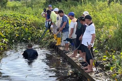 Mitigasi banjir, normalisasi sungai di Banjarmasin libatkan warga