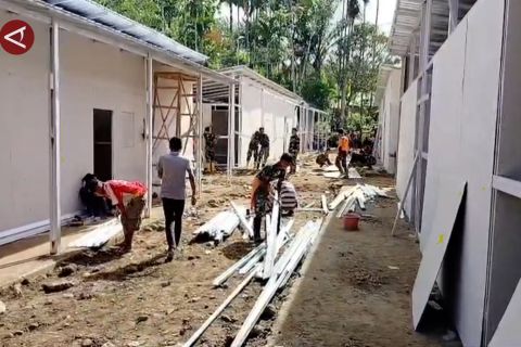 Pemkab Agam kebut pembangunan 117 huntara di tengah tantangan cuaca