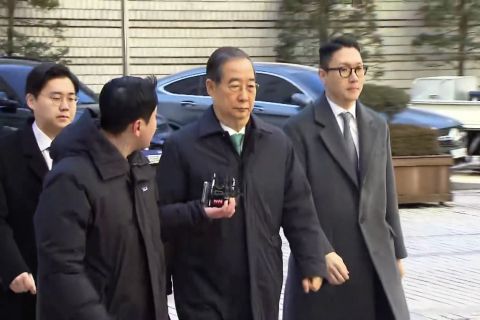 Pengadilan Seoul vonis Han dalam kasus makar eks Presiden Yoon