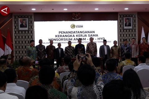 ESDM umumkan kerja sama kesepakatan konsorsium ekosistem baterai EV