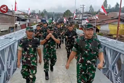 KSAD resmikan jembatan Bailey, akses Takengon-Bireuen pulih