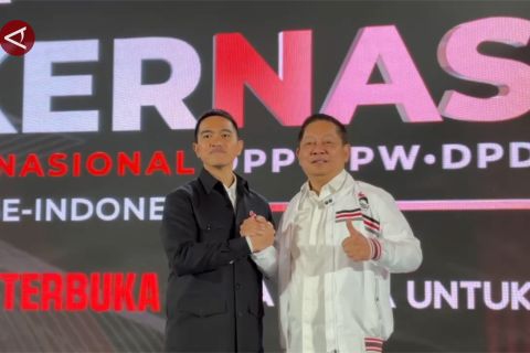 Saat Rakornas di Makassar, Kaesang umumkan Rusdi Masse resmi masuk PSI