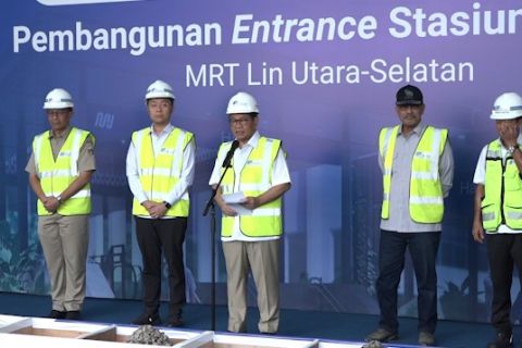 Pramono sebut gerbang MRT Harmoni jadi pusat mobilitas tahun 2029
