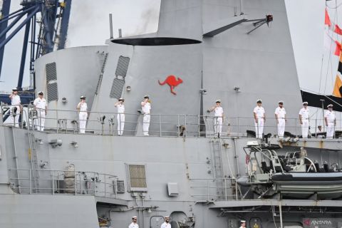 Kunjungan kapal laut tempur Australia ke Jakarta
