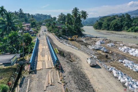 Bangkit Sumatera: Pembangunan jembatan di jalur lintas Aceh Tenggara