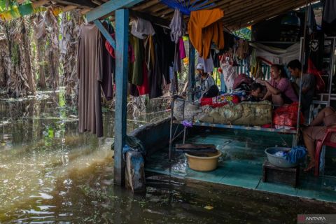 22 hari berlalu, banjir di permukiman warga Serang belum juga surut