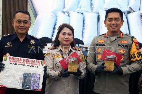 FOTO - Pencegahan penyelundupan benih lobster di Bandara Soekarno Hatta