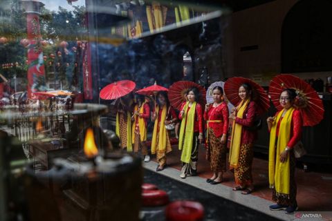 Tradisi Ketuk Pintu sambut Imlek di Semarang