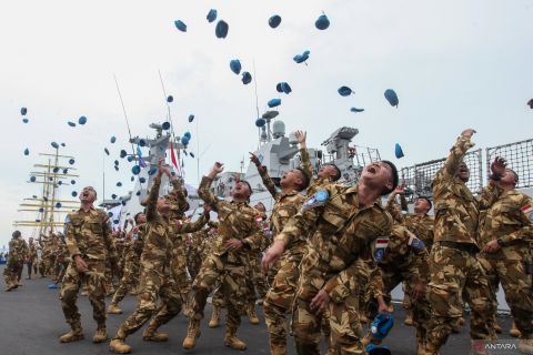 Satgas MTF TNI Konga XXVIII-P/UNIFIL tiba di Tanah Air usai misi perdamaian di Lebanon