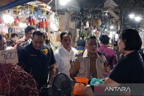 Satgas Pangan Bareskim Polda Sumut pastikan harga bahan pokok di Medan stabil jelang puasa