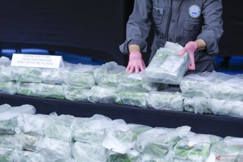 BNN musnahkan barbuk 100 kg sabu