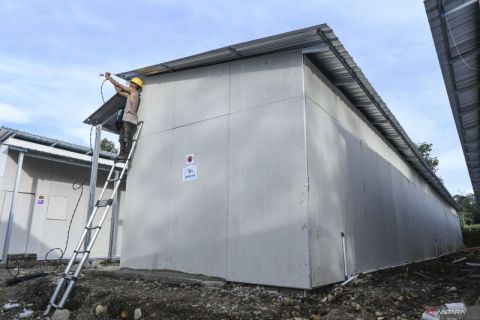 Percepatan proyek hunian sementara kedua bagi penyintas bencana di Agam