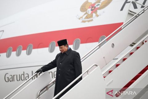 Presiden Prabowo Subianto tiba di Amerika Serikat