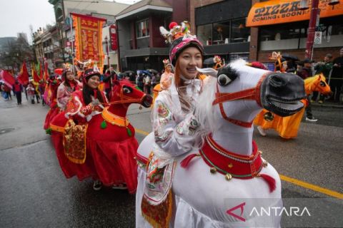 Rayakan Tahun Kuda dalam kalender China, warga gelar Festival Musim Semi di Vancouver