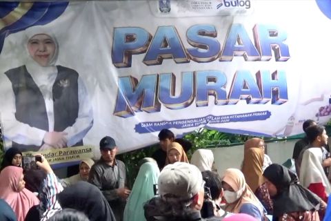 Pemprov Jatim gelar 25 pasar murah sejak Januari 2026