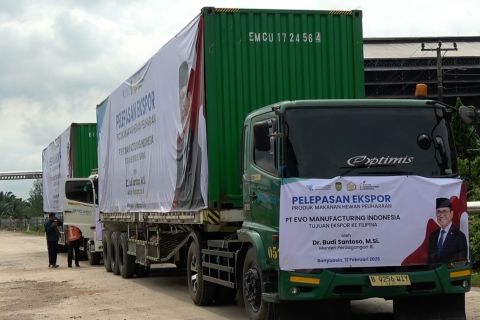 Perdana, pakan hewan produksi Sumatera Selatan diekspor ke Filipina