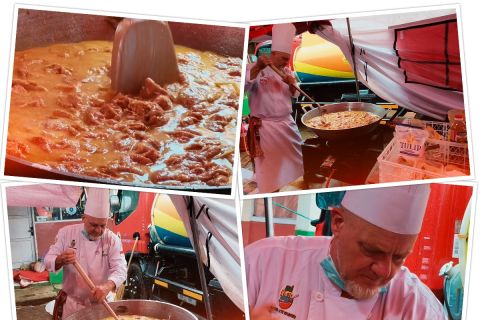 Chef Prancis memasak di dapur umum, bantu penyintas longsor Cisarua