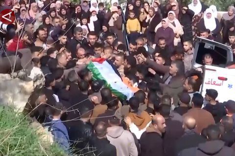 Remaja Palestina tewas akibat tembakan Israel di Tepi Barat Utara