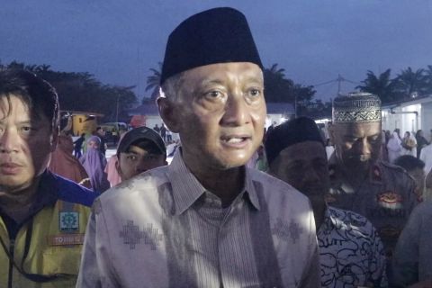 Kementerian PU bangun huntara tambahan di Aceh Tamiang