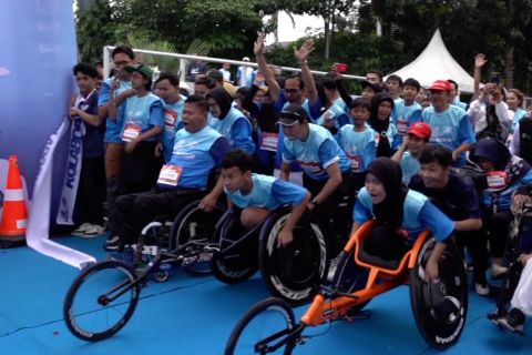 KolaboRun jadi panggung semangat difabel di Kabupaten Bogor