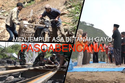 Menjemput asa di Tanah Gayo pascabencana