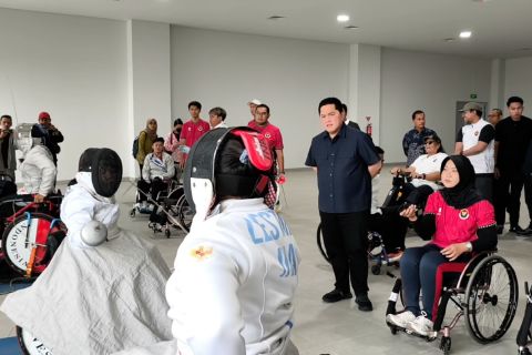 Pesan Menpora saat tinjau fasilitas di pusat pelatihan NPC Indonesia