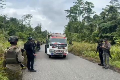Polisi bekuk empat tersangka KKB, buntut gangguan keamanan di Yahukimo