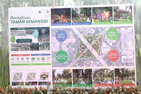 Pramono resmikan revitalisasi Taman Semanggi jadi ikon baru Jakarta