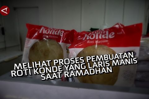 Melihat proses pembuatan roti konde yang laris manis saat Ramadhan