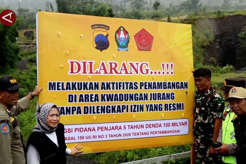 Pemkab Temanggung tutup galian C ilegal di tiga lokasi