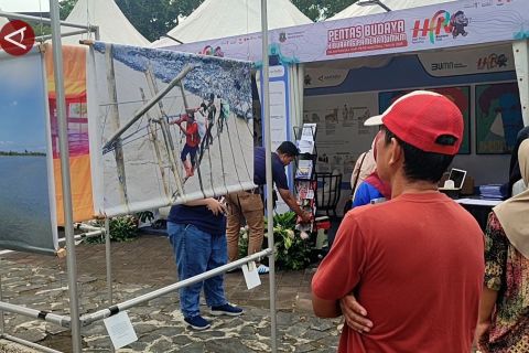 Warga Serang antusias kunjungi stan pameran ANTARA