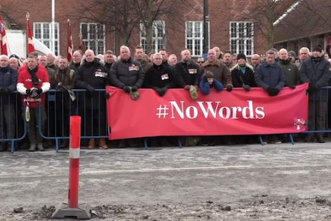 Donald Trump dinilai remehkan NATO,&nbsp;Veteran Denmark gelar pawai diam