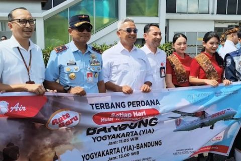 Bandung-Yogyakarta kini terhubung penerbangan langsung