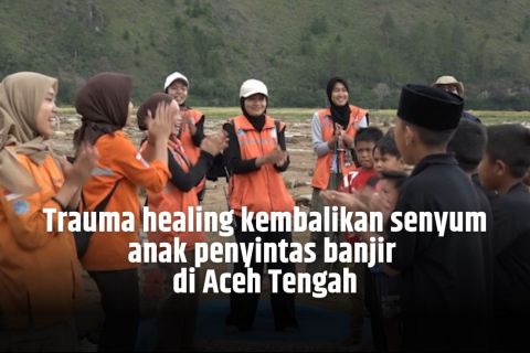 Trauma healing kembalikan senyum anak penyintas banjir di Aceh Tengah