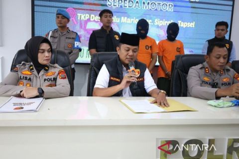 Polres Tapsel ungkap kasus pencurian sepeda motor di Sipirok