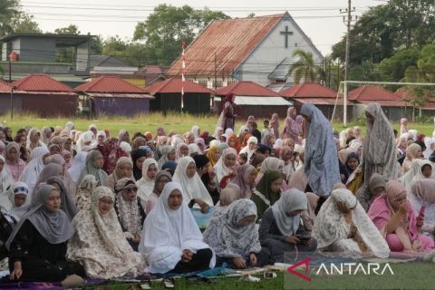 Salat Idul Fitri di Konawe Selatan